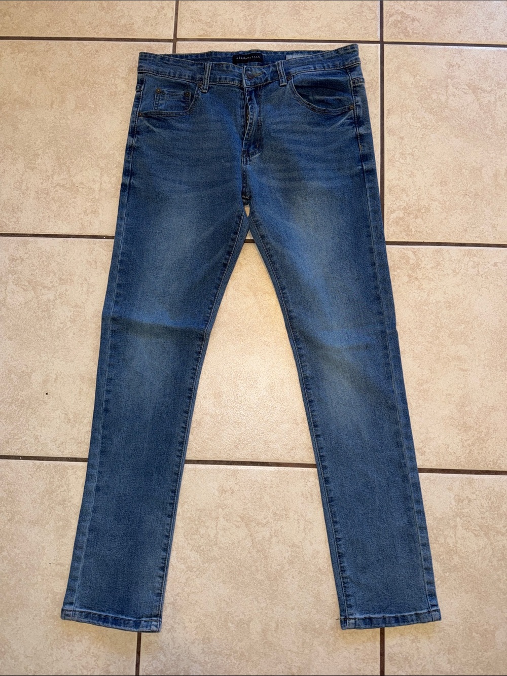 Men's Slim Fit Blue Jeans